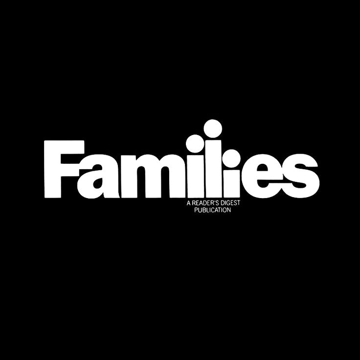 Families logotype, interlocking figures forming the word Families